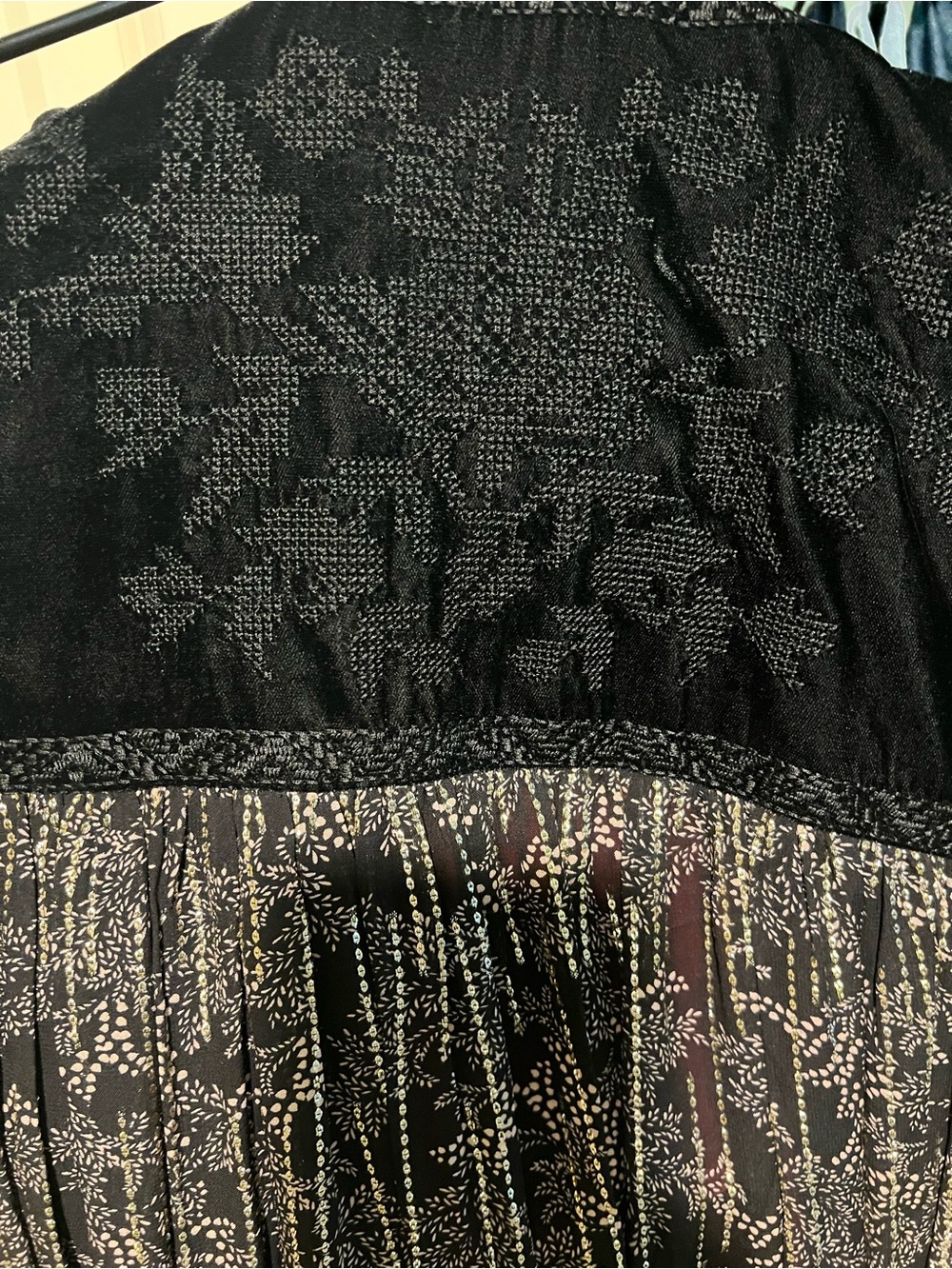Zara Black Sheer Long Duster Robe - Picture 4 of 6
